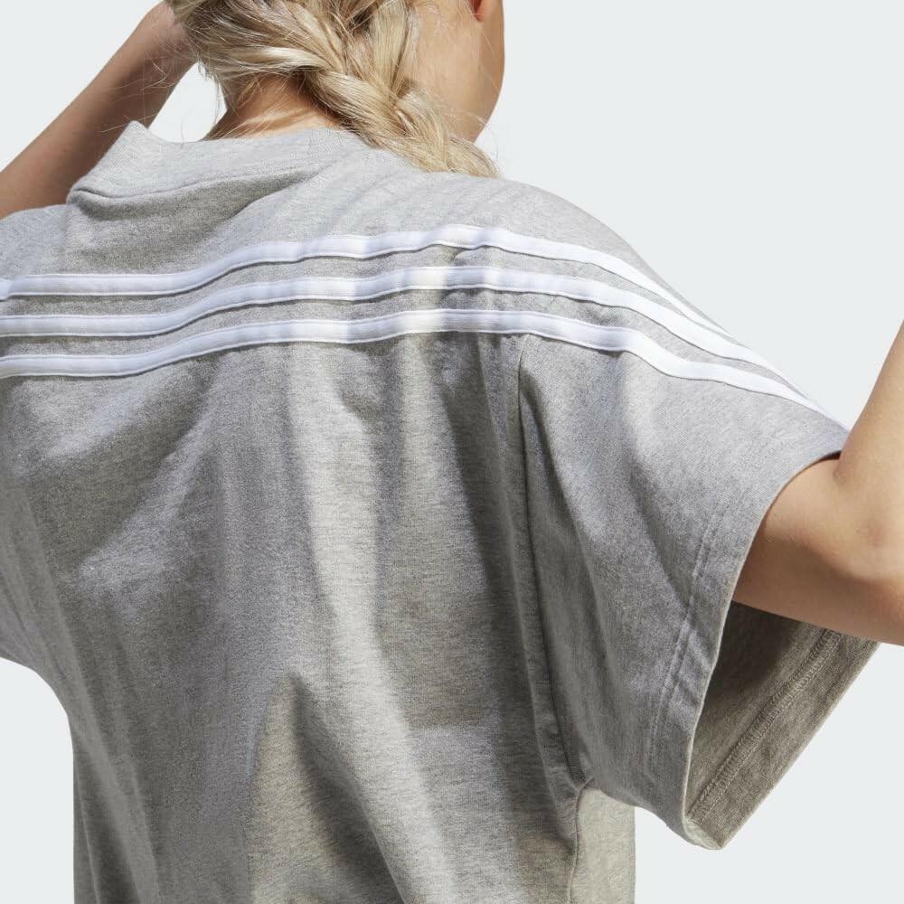 adidas Women's Future Icon T-Shirt White XS Loose Fit Cotton Shirt