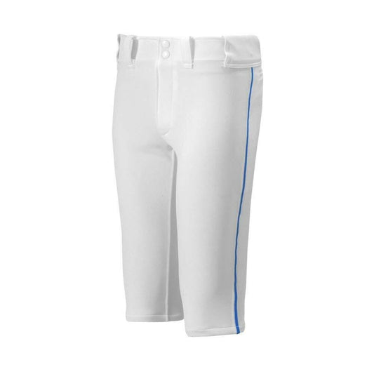 Mizuno Boys Youth Premier Piped Short Pants L White/Royal
