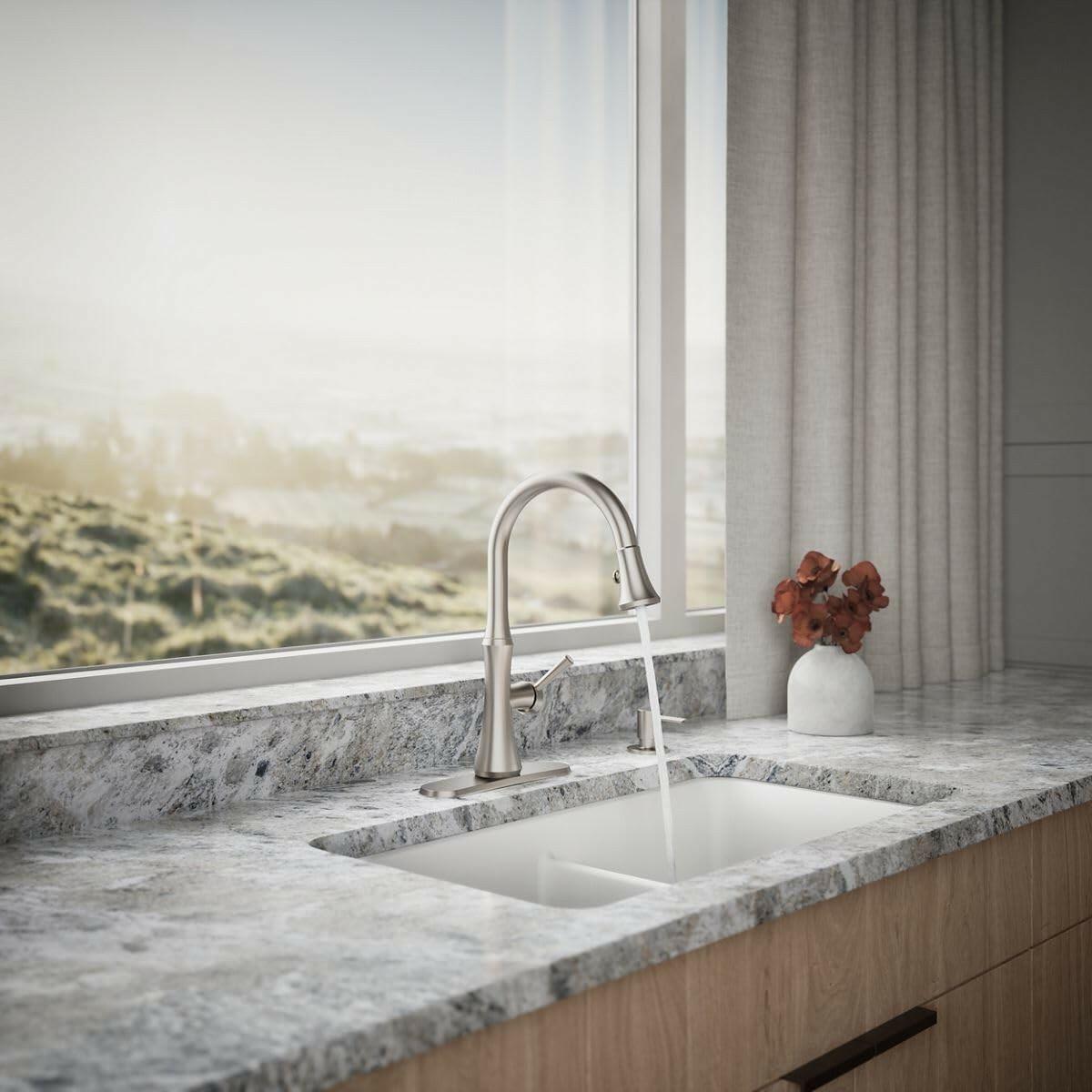 Kohler Kaori S95301293 Pull Down Kitchen Faucet Single Handle Vibrant Stainless
