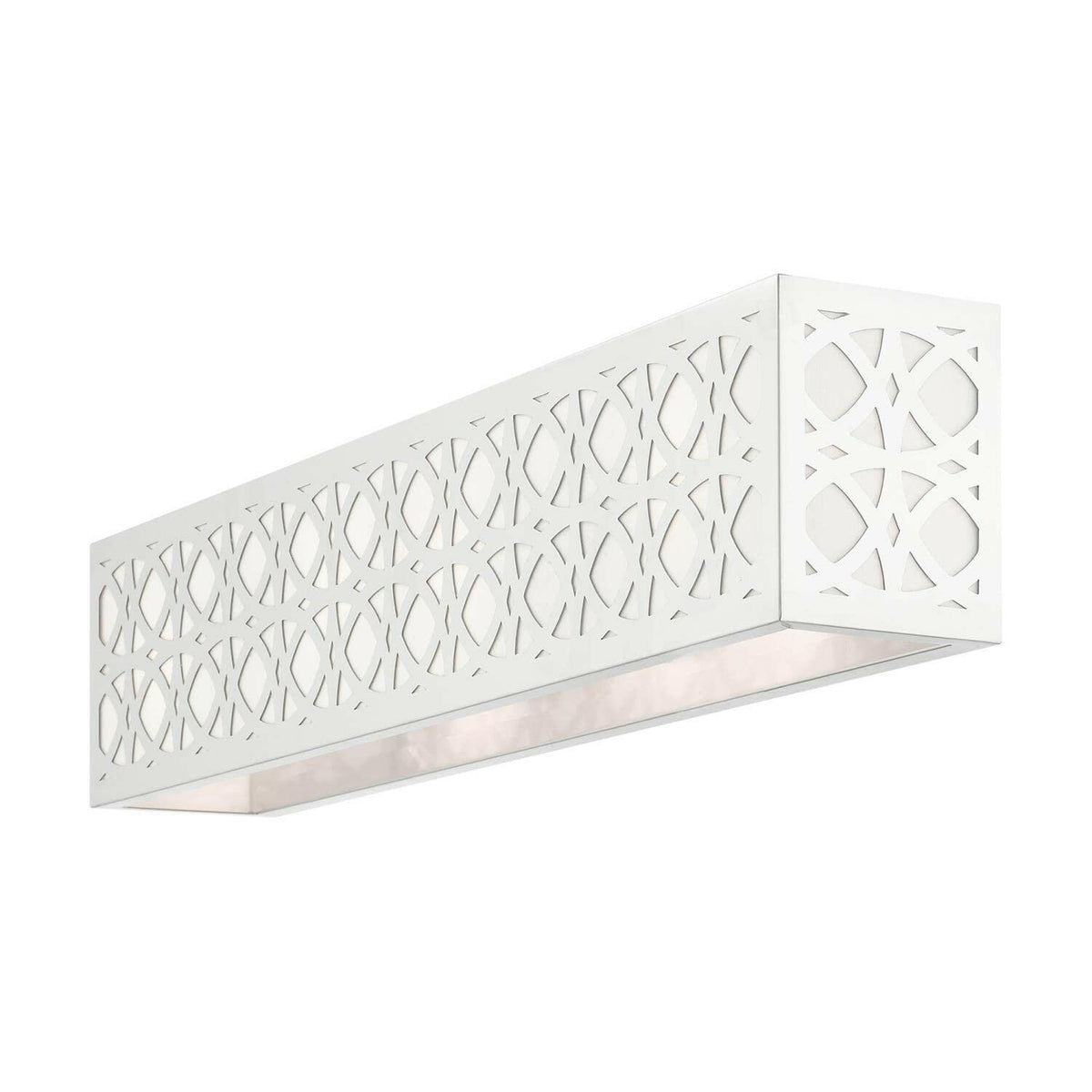 Livex Lighting Calinda Chrome Wall Sconce, ADA Compliant, Warm White Light