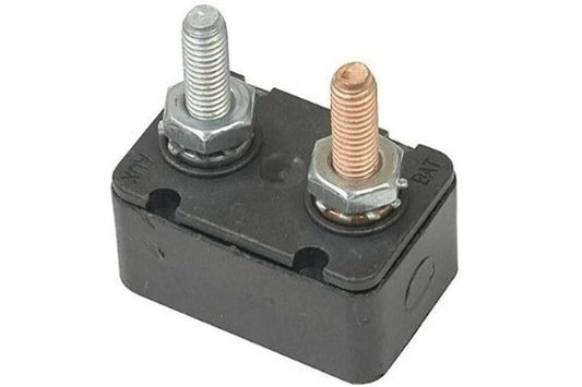 Pollak 54-120P 20A Circuit Breaker, 12V Metal, Single Pole for Auto/Marine