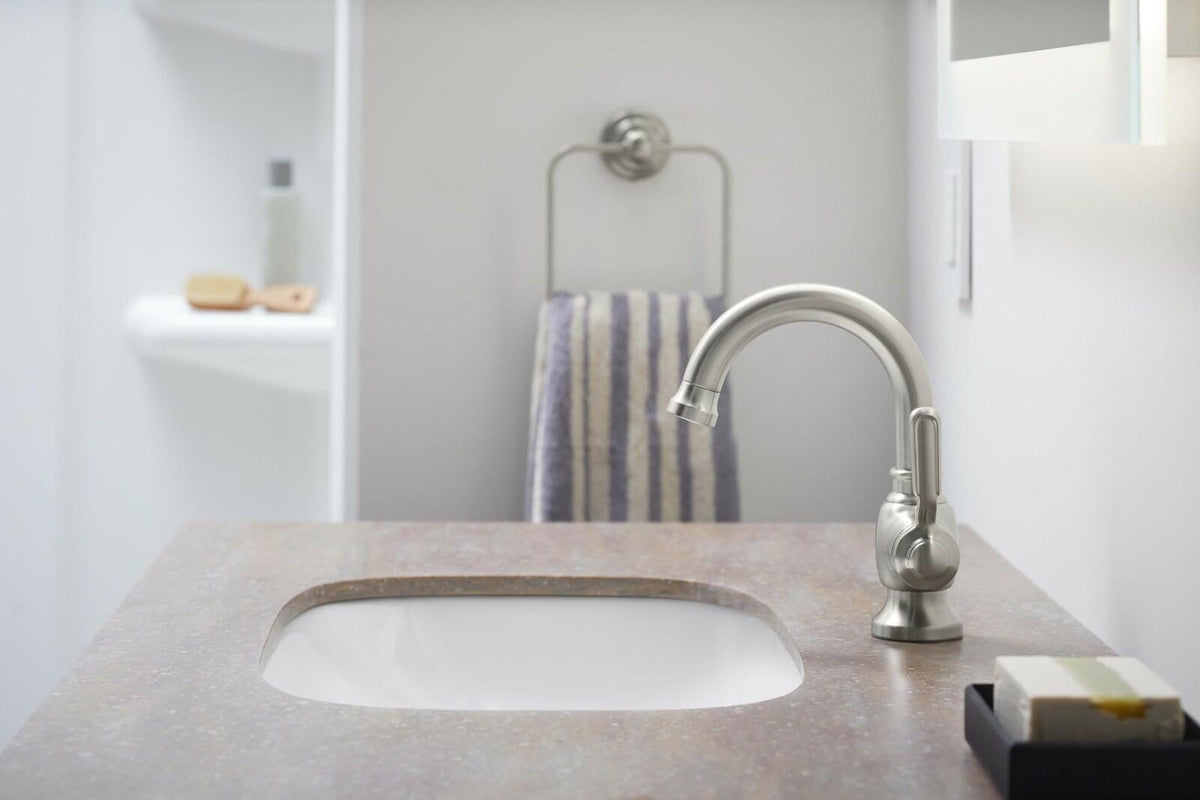 Kohler Sterling 27374-4-BN Ludington Bathroom Sink Faucet Brushed Nickel