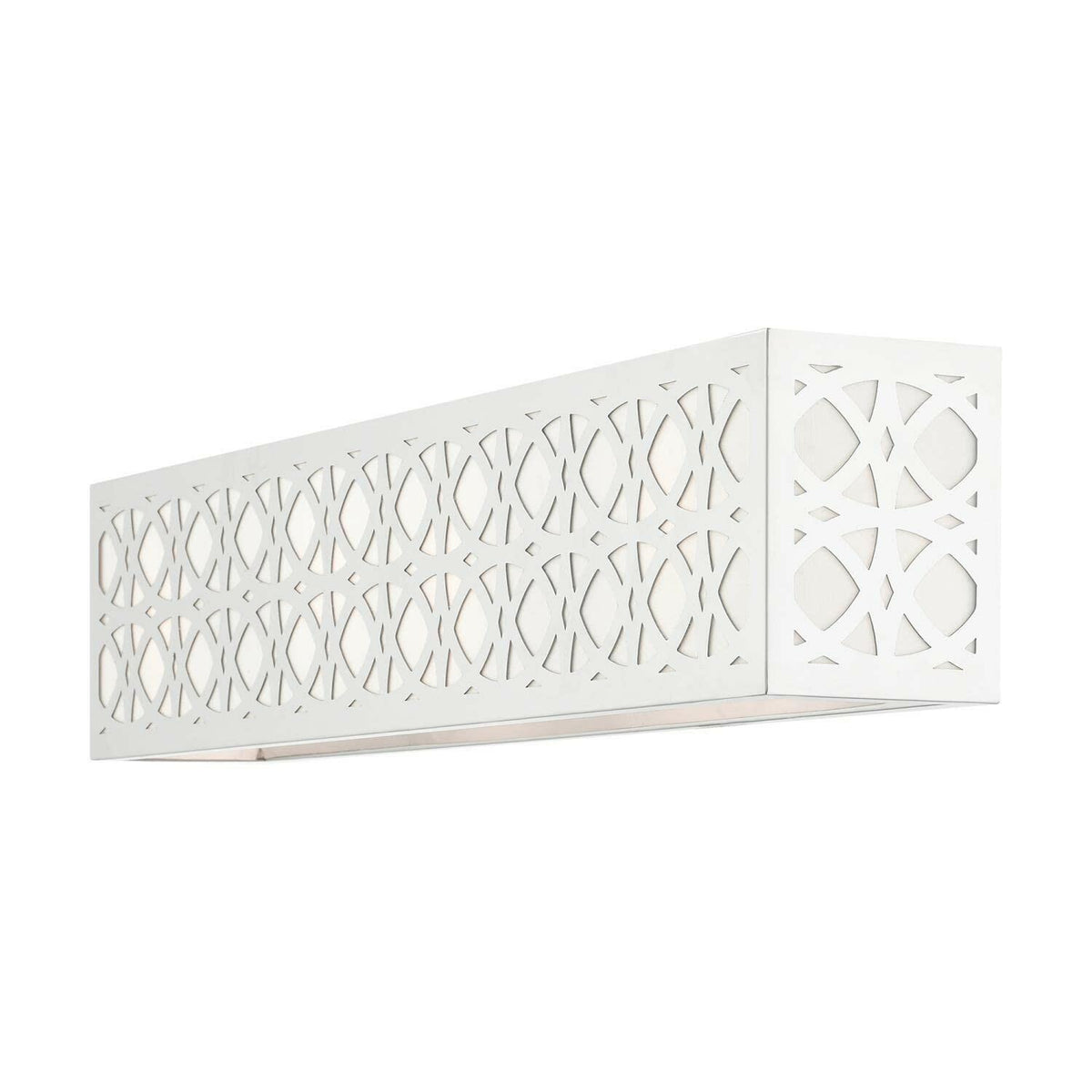 Livex Lighting Calinda Chrome Wall Sconce, ADA Compliant, Warm White Light