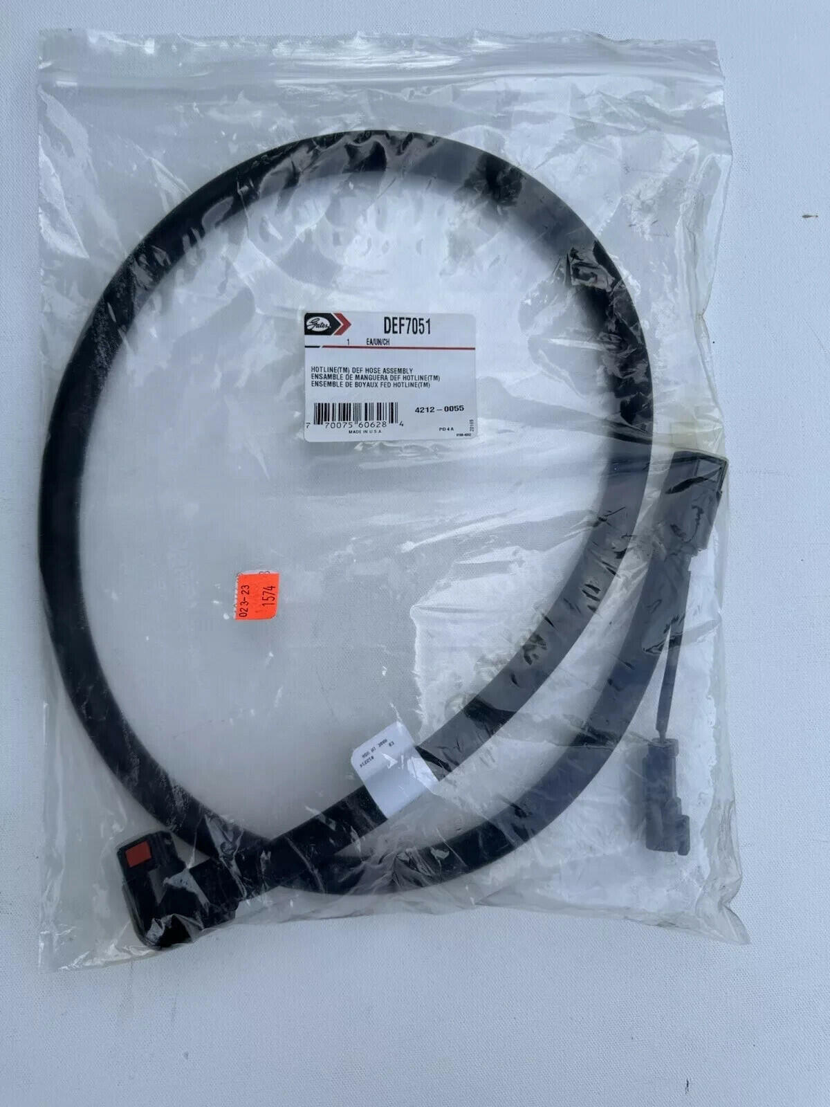 Gates DEF Hose DEF7051 for Diesel Exhaust Fluid, SCR System Replacement