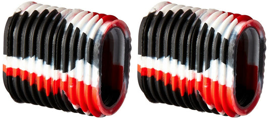 Reel Grip 1145 Fishing Reel Handle Cover Black Red Tie Dye Rubber