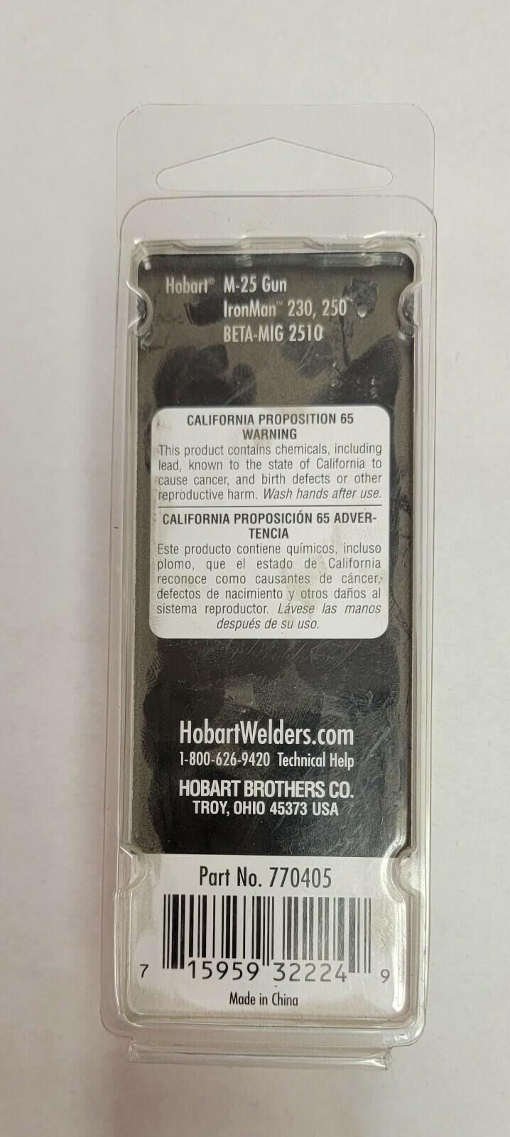 Hobart 770405 5/8 Flush Nozzle for M-25 H200L4-15 MIG Gun