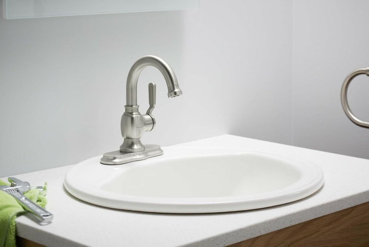 Kohler Sterling 27374-4-BN Ludington Bathroom Sink Faucet Brushed Nickel