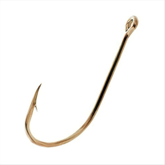 Eagle Claw 084AH-4 Plain Shank Offset Fishing Hook One Size Multi Color