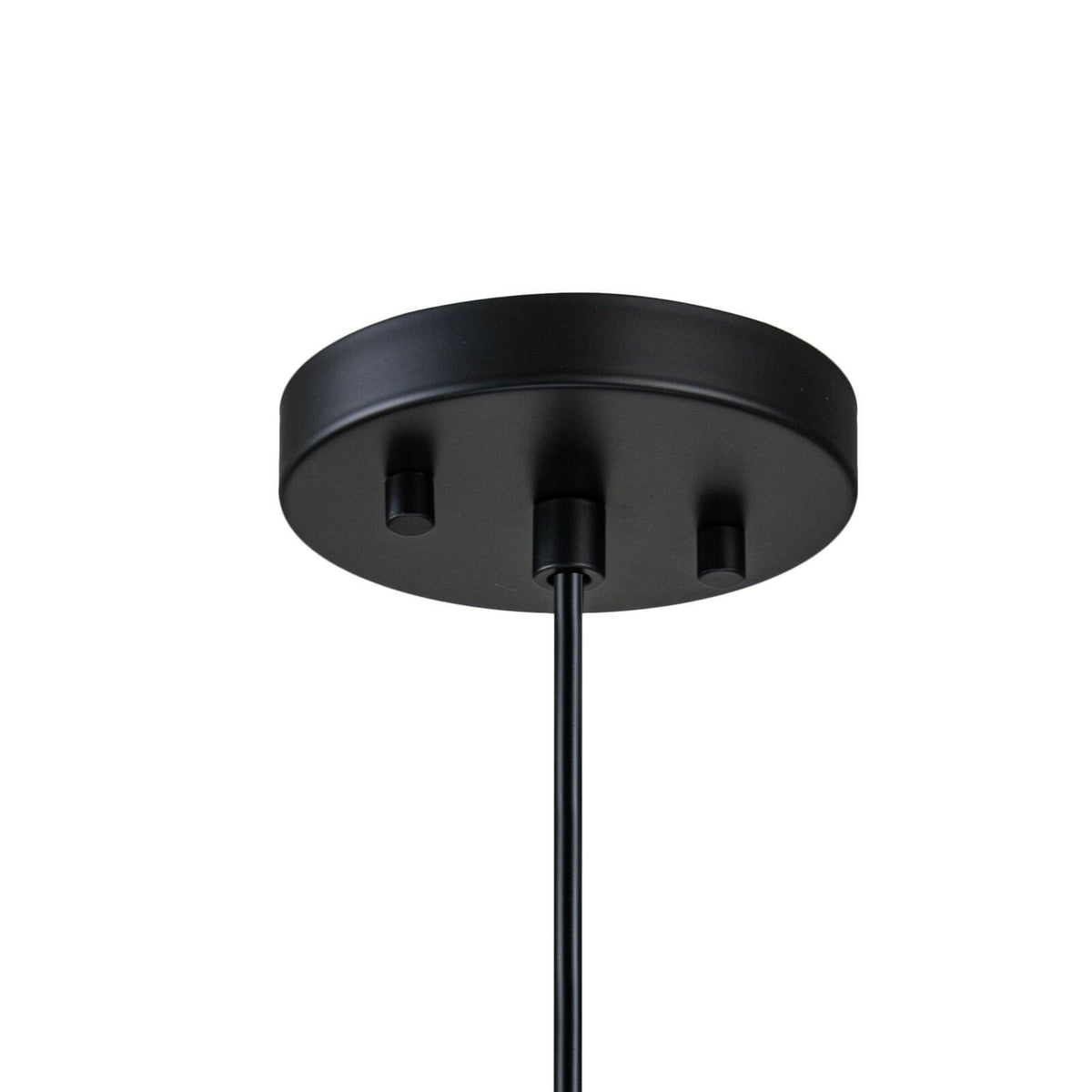 Aspen Creative Adjustable Matte Black Indoor Pendant Light - Modern Fixture
