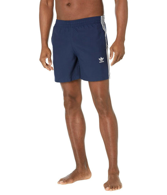 adidas Originals Swim Shorts Night Indigo White Men's Small Classic Style