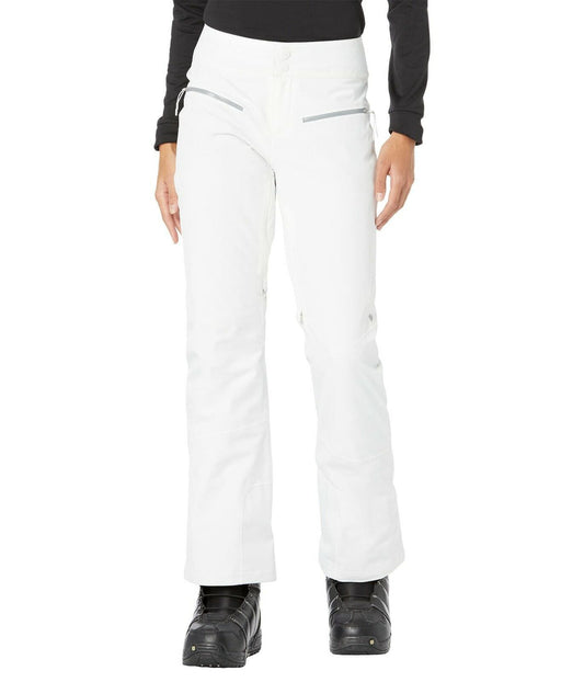 Obermeyer Women's Bliss Snow Pants, High Back Waistband, Size 12, White