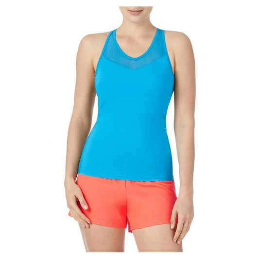 Fila XL Women's Racerback Mesh Tank Top - Hawaiian Ocean Activewear Top