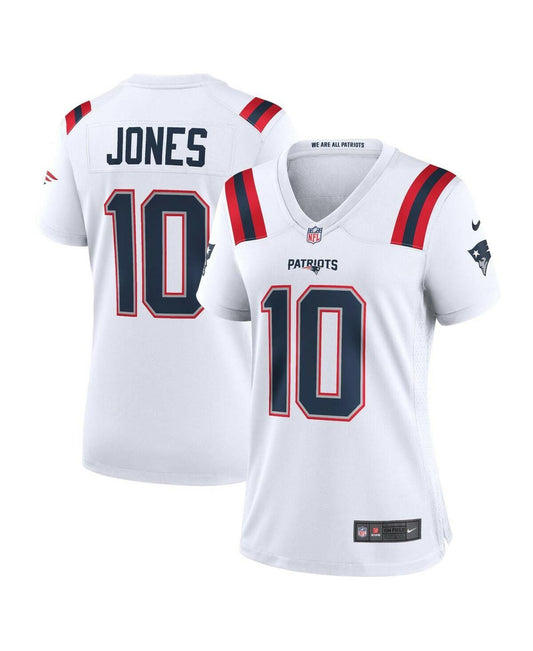 Nike Mac Jones England Patriots Women's Jersey - White, Size S