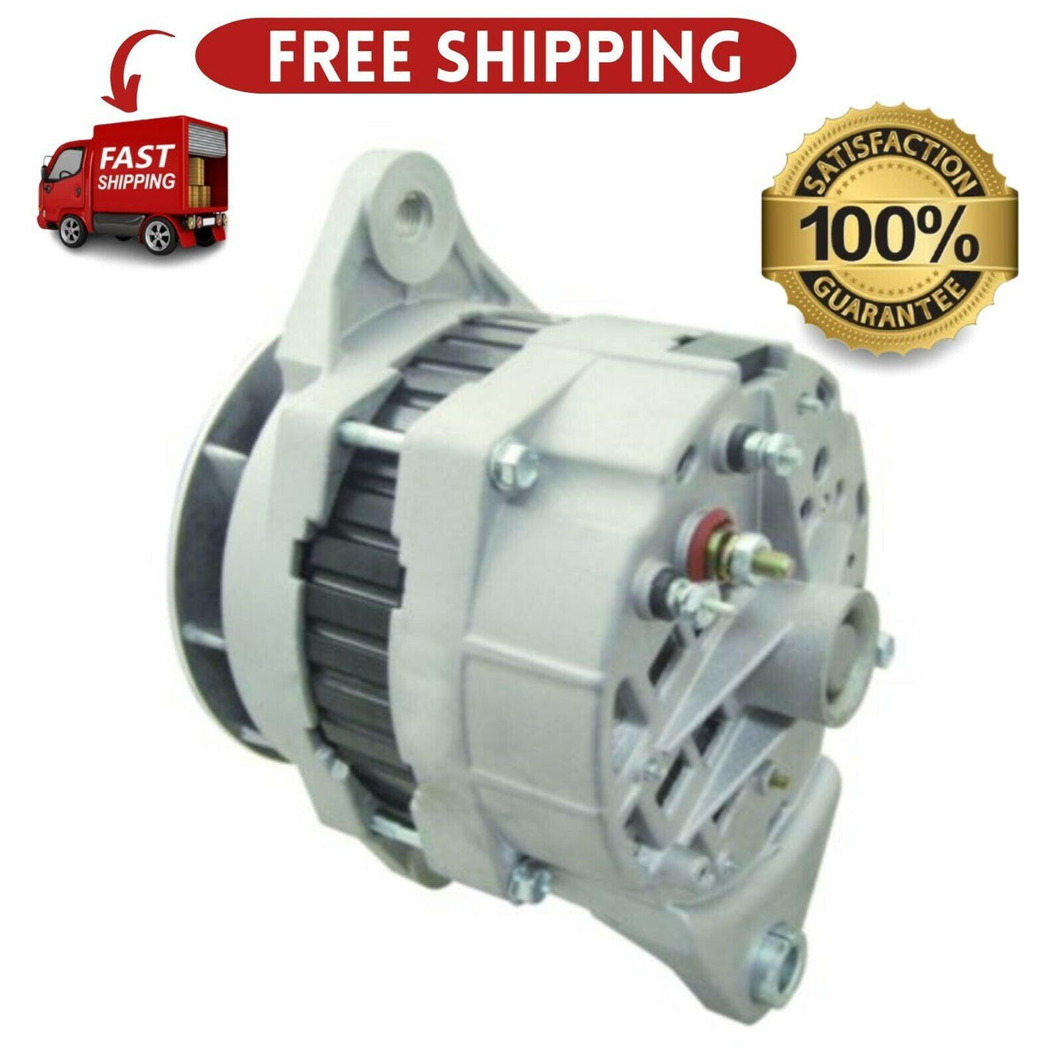 Carquest 71-8027N Alternator 130A 12V Internal Regulator External Fan