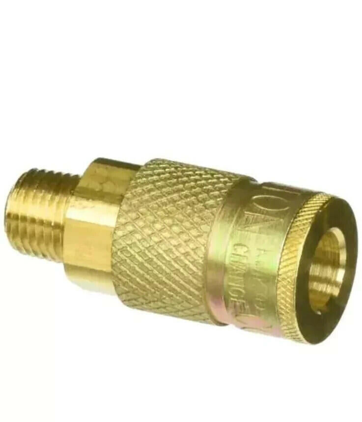 Milton 1/4" T-Style Male Fitting 786BK - Pneumatic Connector