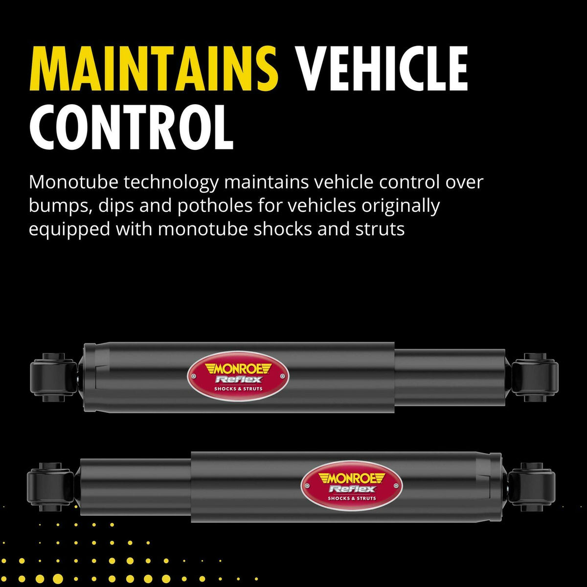 Monroe 911510 Reflex Monotube Rear Gas Shock Absorber For 02-09 GMC Buick Saab