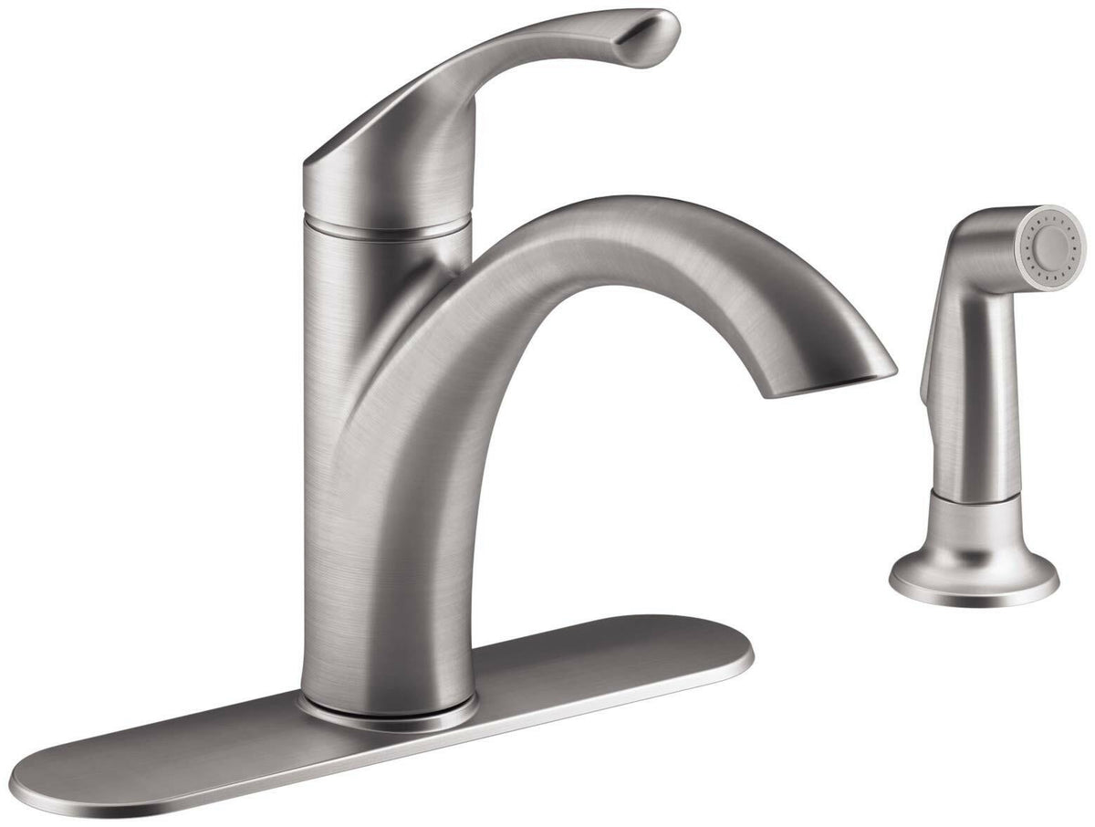 Kohler Mistos R72508-VS Kitchen Faucet Single Handle Side Sprayer Vibrant