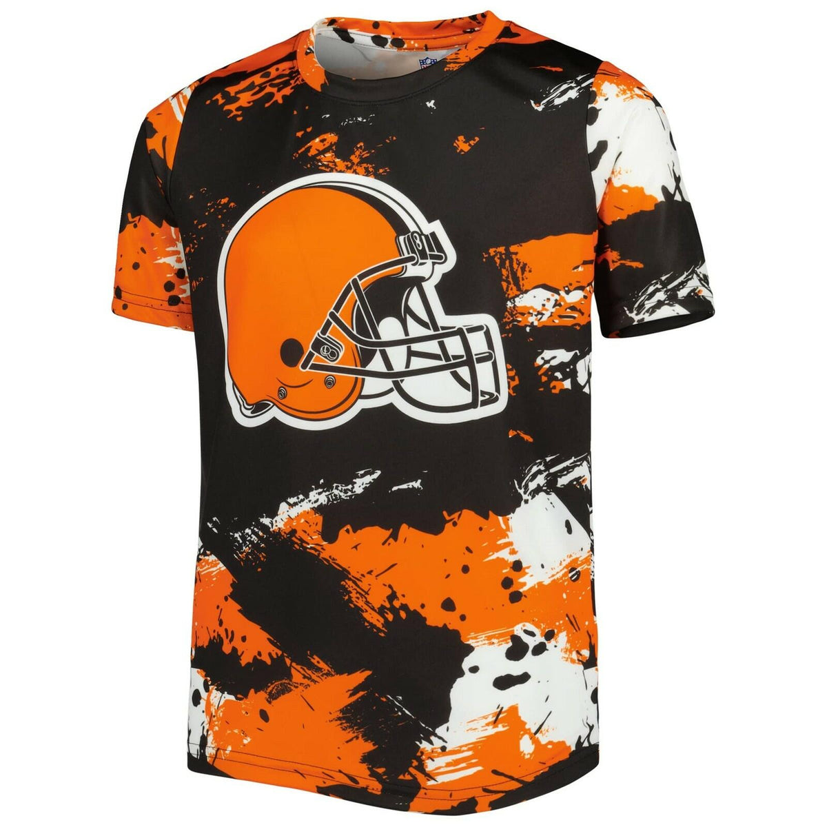 Outerstuff Youth Brown/Orange Cleveland Browns Cross Pattern T-Shirt XL