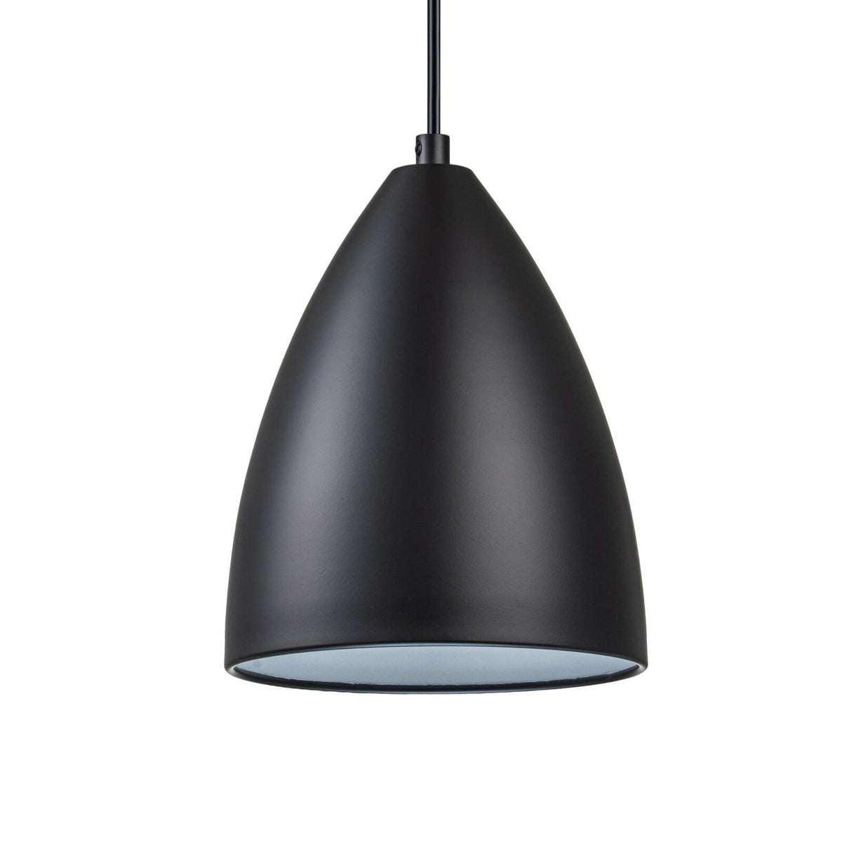 Aspen Creative Adjustable Matte Black Indoor Pendant Light - Modern Fixture
