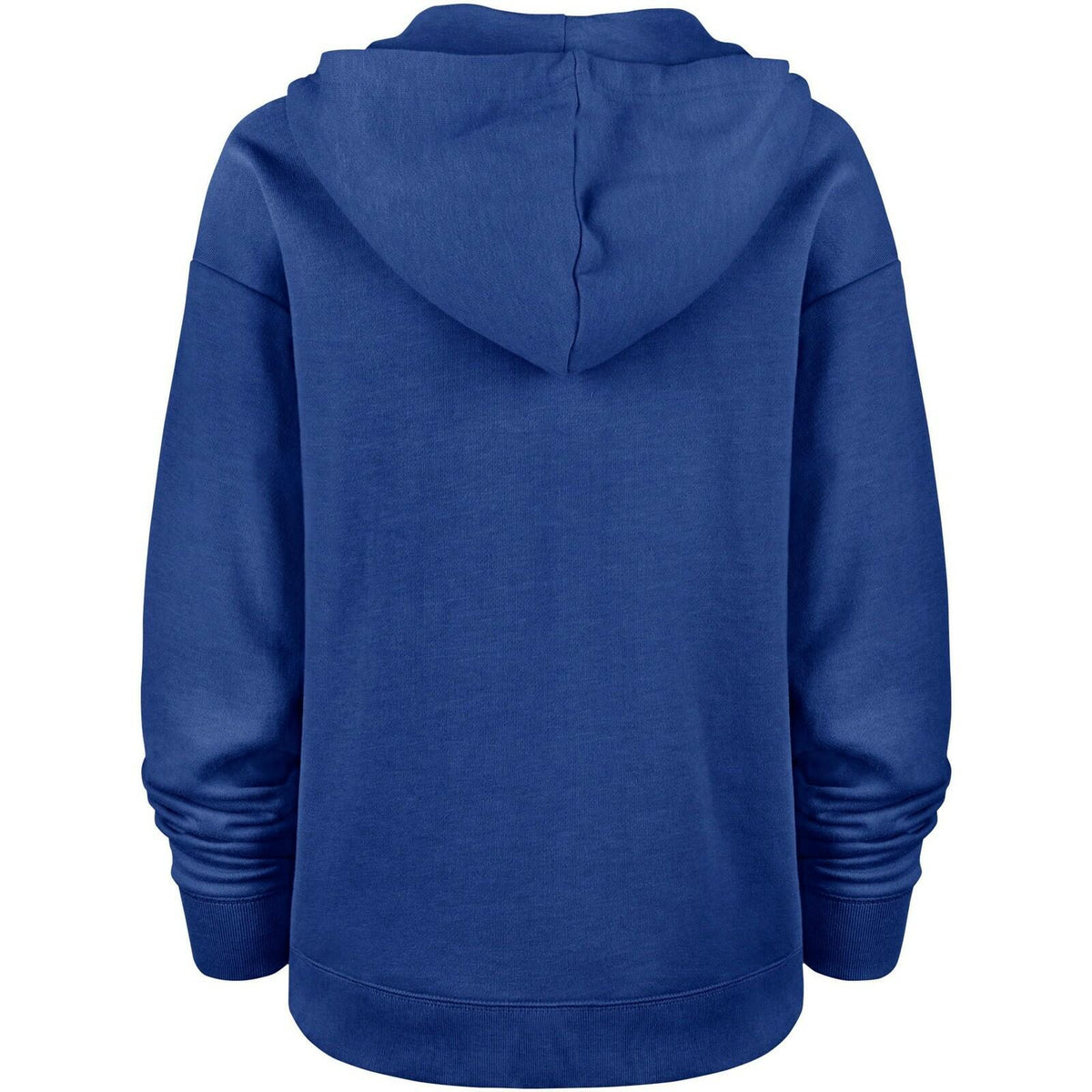 '47 York Giants Wrapped Up Kennedy Women's V-Neck Hoodie Royal Blue S