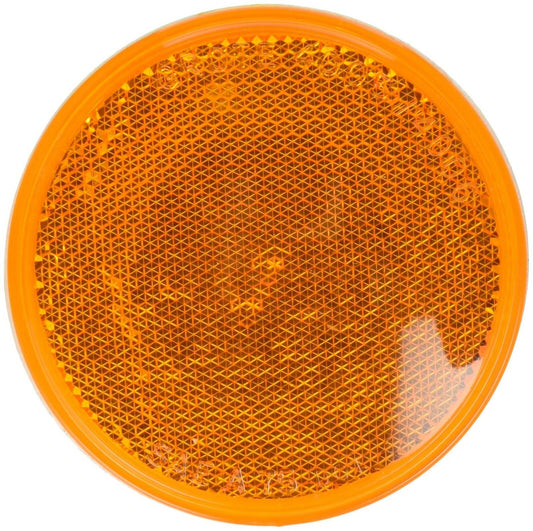 Grote 40053-5 Yellow Round Stick-On Reflector