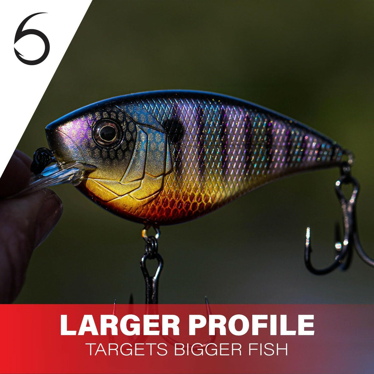 6th Sense Crush Flat 75X Crankbait Boiled Crawfish Bass Fishing Lure