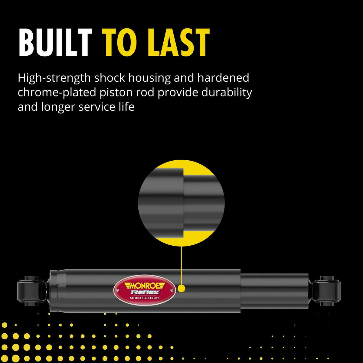 Monroe 911510 Reflex Monotube Rear Gas Shock Absorber For 02-09 GMC Buick Saab