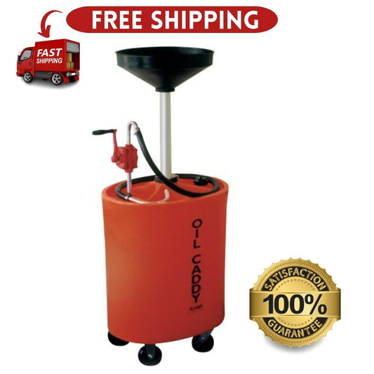 Todd Enterprises HeavyDuty 30-Gallon Portable Oil Drain Casters 2400-68