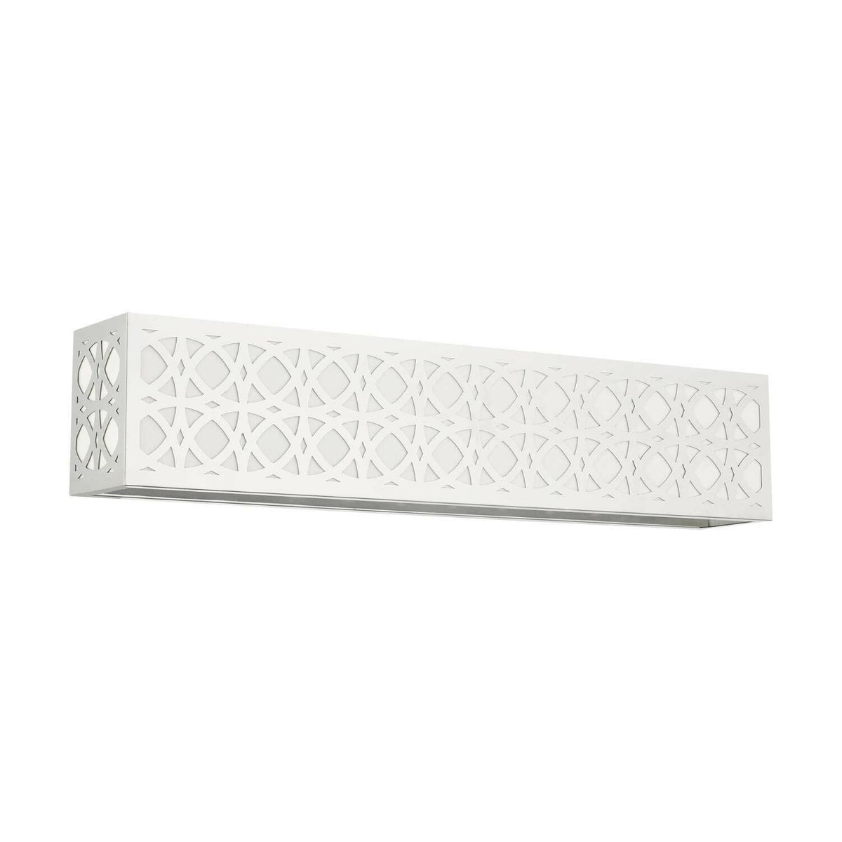 Livex Lighting Calinda Chrome Wall Sconce, ADA Compliant, Warm White Light