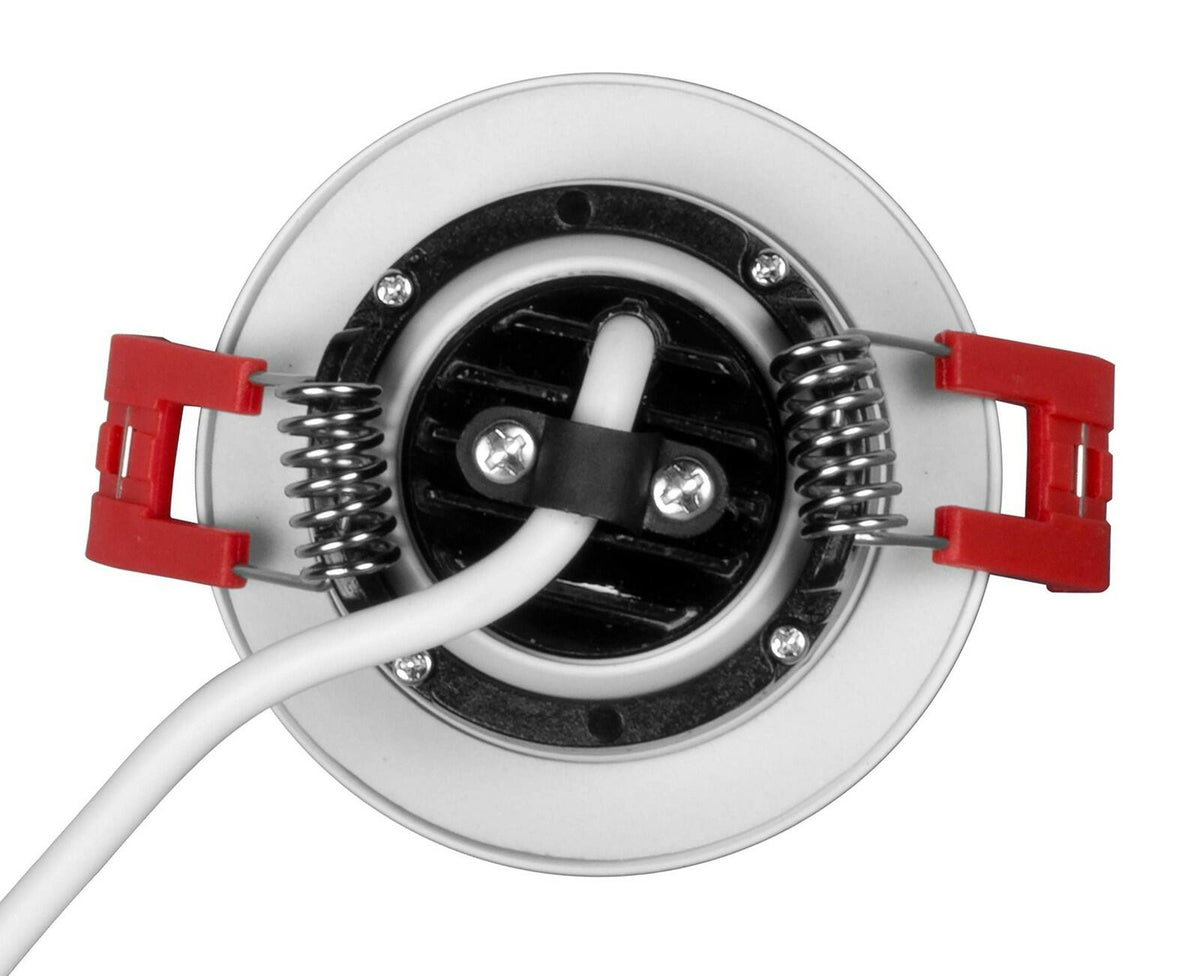 NICOR DGD2 2" LED Gimbal Recessed Downlight 2700K White Dimmable 4.8W