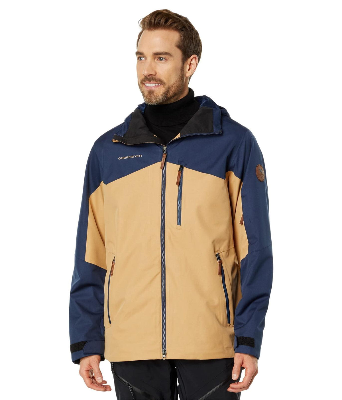 Obermeyer Chandler Shell Jacket Waterproof Breathable Men's Hooded Coat L