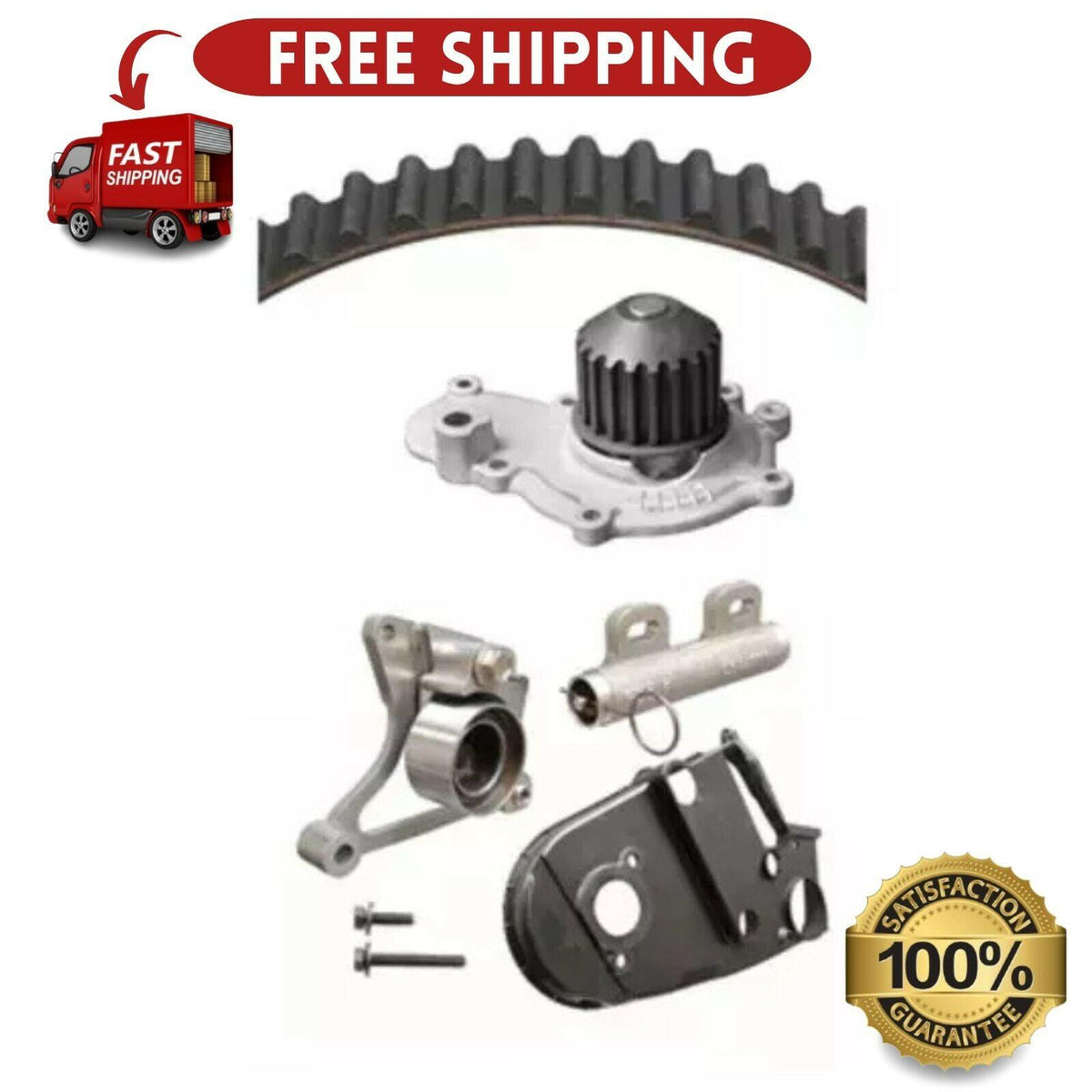 Dayco WP245K5A Water Pump Engine Timing Belt Actuator Pulley