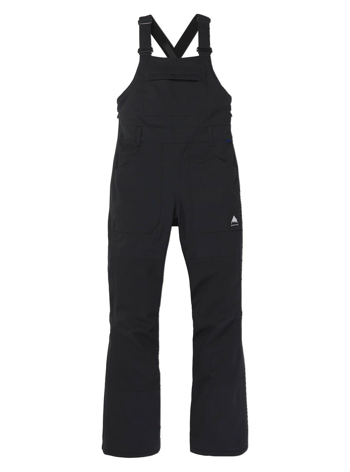 Burton Women's Avalon 2L Stretch Bib Pants, True Black, XL Waterproof Snow Gear