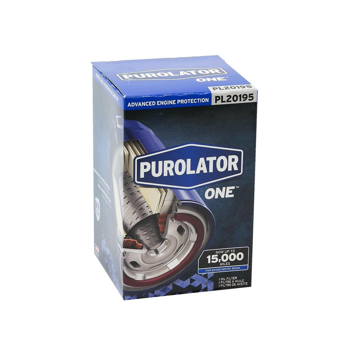 Purolator PL20195 PurolatorONE Engine Oil Filter Spin On Advanced Protection