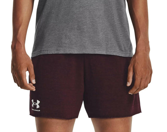 Under Armour Rival Terry 6" Men's Shorts XL Dark Maroon
