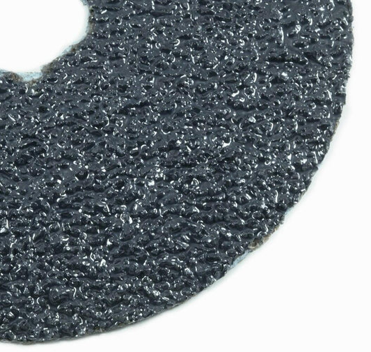 Forney 71647 4-1/2" Zirconia Resin Fiber Sanding Discs 24 Grit 3-Pack
