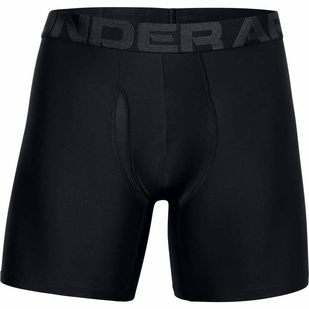 Under Armour Men's Tech 6" Boxerjock 2-Pack - Black, XX-Large Comfortable Wear
