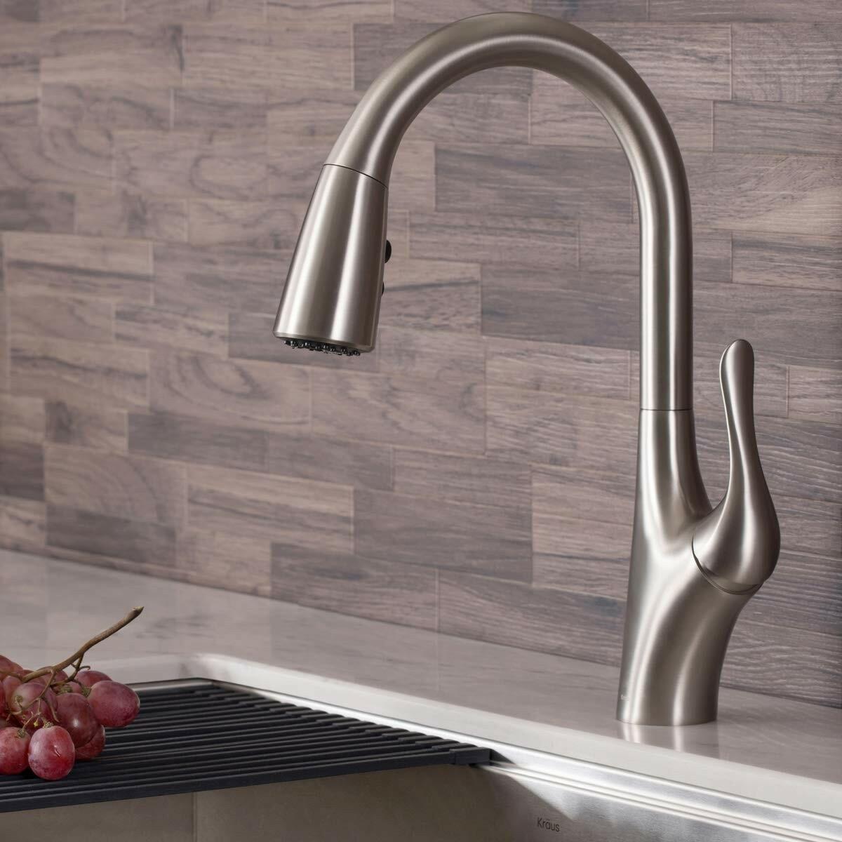 KRAUS Merlin KPF-1674SFS Pull-Down Kitchen Faucet Spot Free Stainless Steel