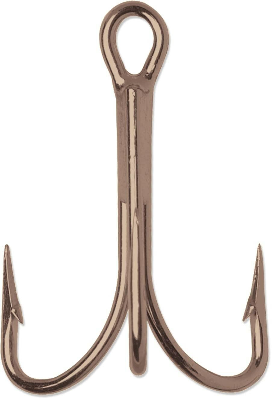 VMC Dough Bait O'Shaughnessy Treble Hooks #12, Bronze Fishing Hooks