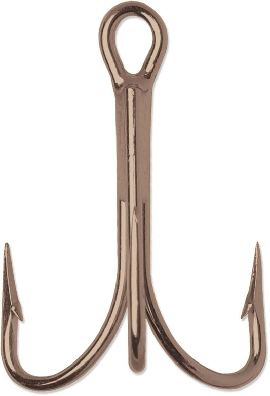 VMC Dough Bait O'Shaughnessy Treble Hooks #12, Bronze Fishing Hooks