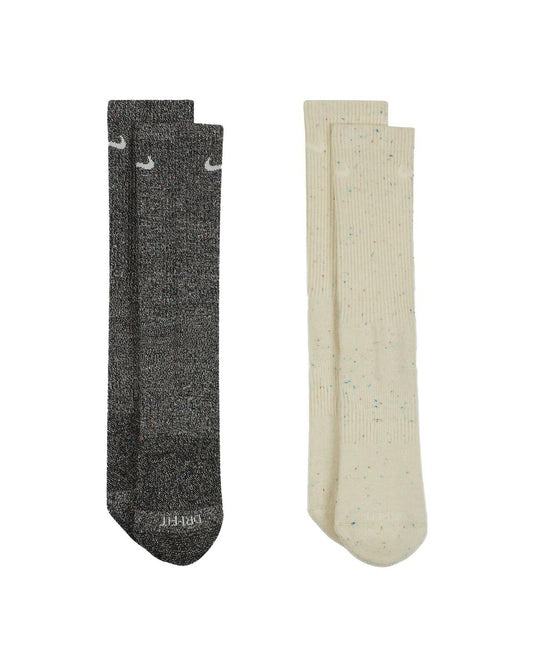 Nike Men's Everyday Plus Cushioned Training Crew Socks 2-Pairs Cotton Blend