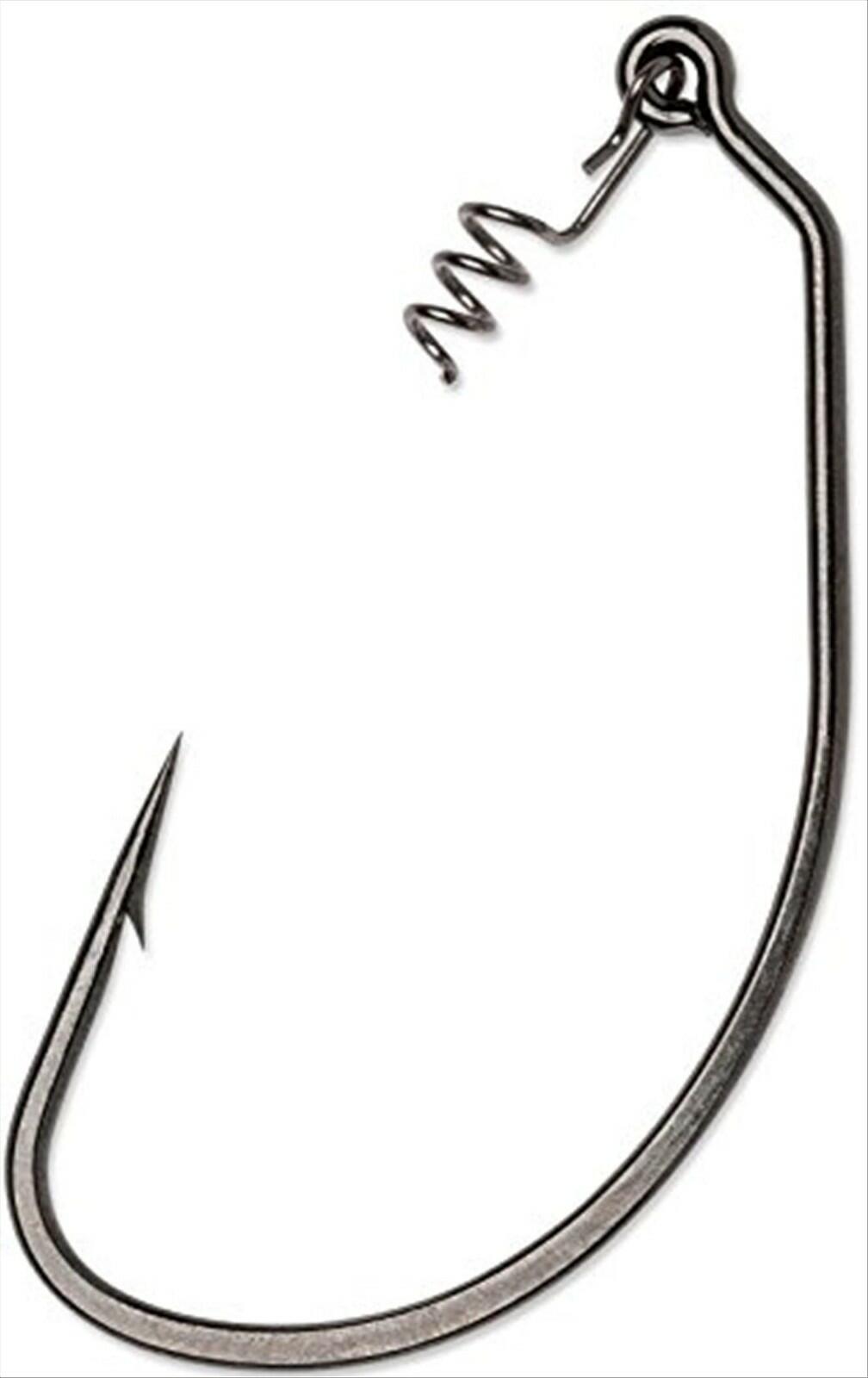 VMC Heavy Duty Swimbait Hook 7/0, Pack of 4, Black Nickel Finish