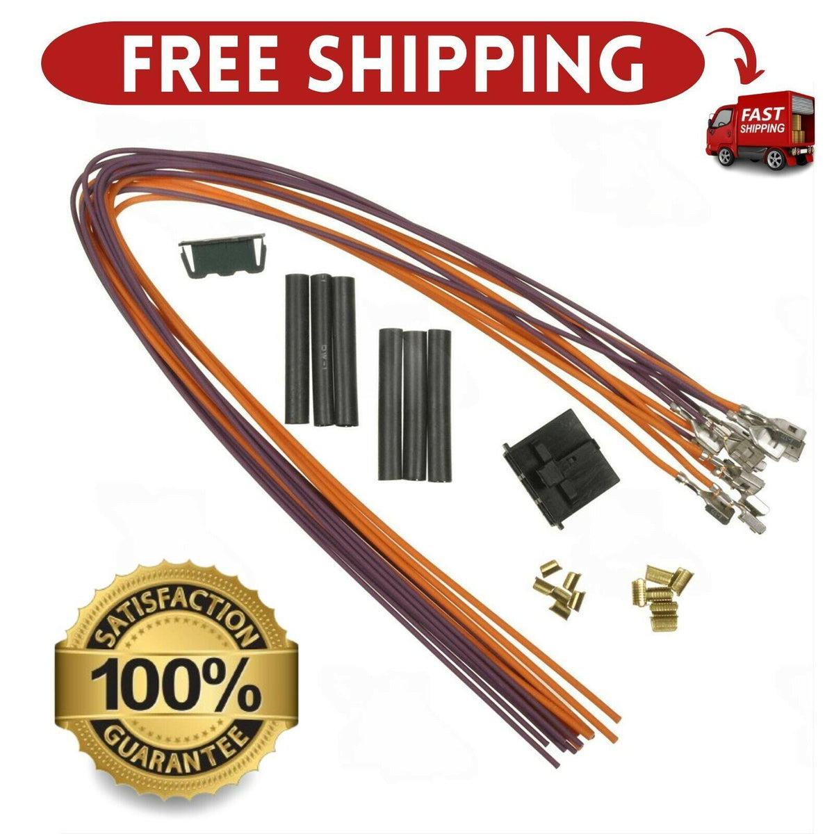Factory Air 37259 Blower Motor Resistor Connector Harness