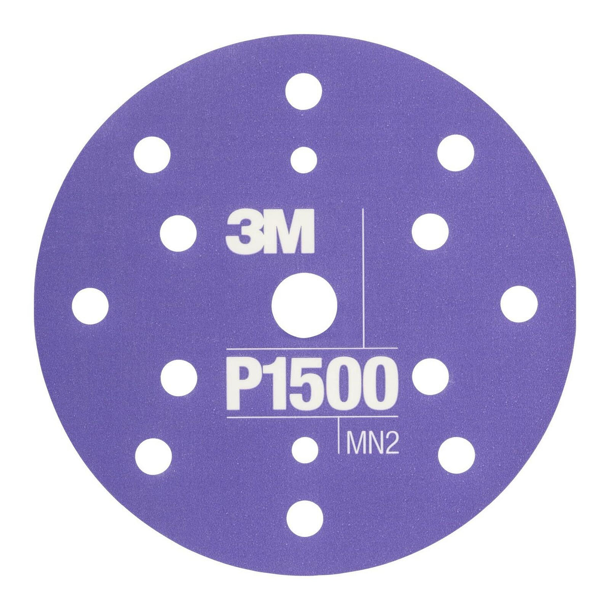 3M Hookit 34409 6in P1500 Flexible Abrasive Sanding Disc 25 Pack Paint