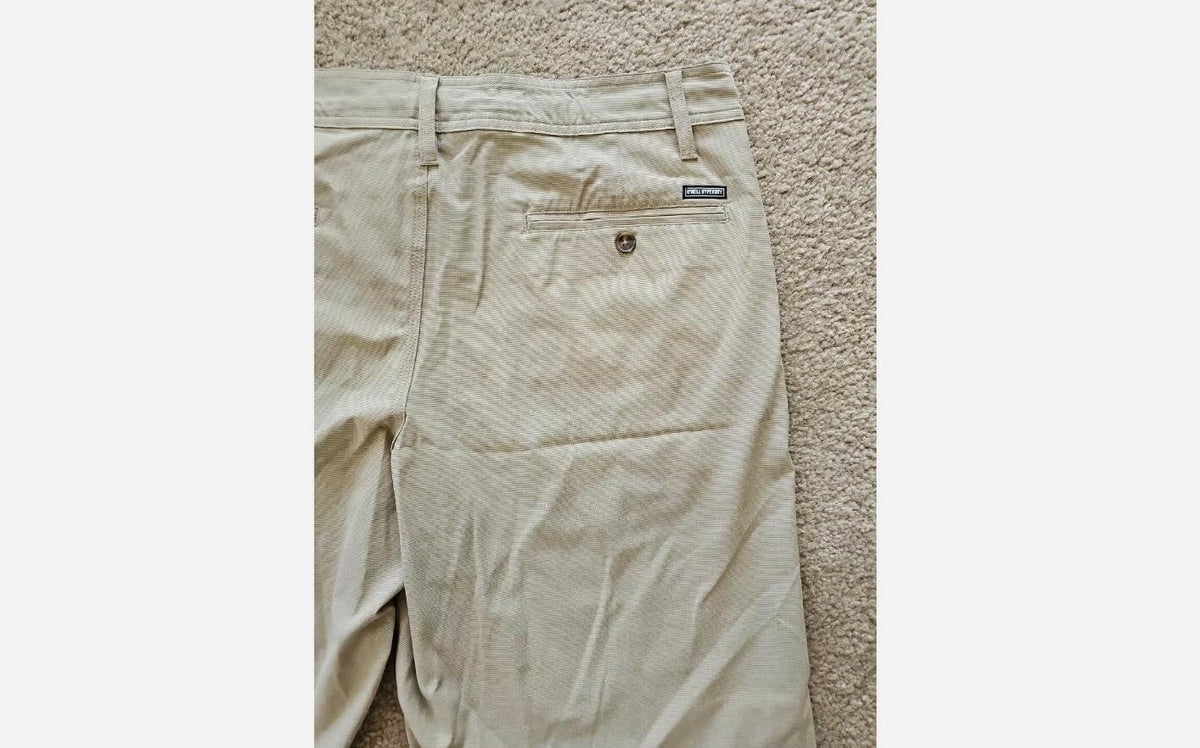 O'Neill Loaded Mini Stripe Men's Hybrid Shorts Khaki Size 34