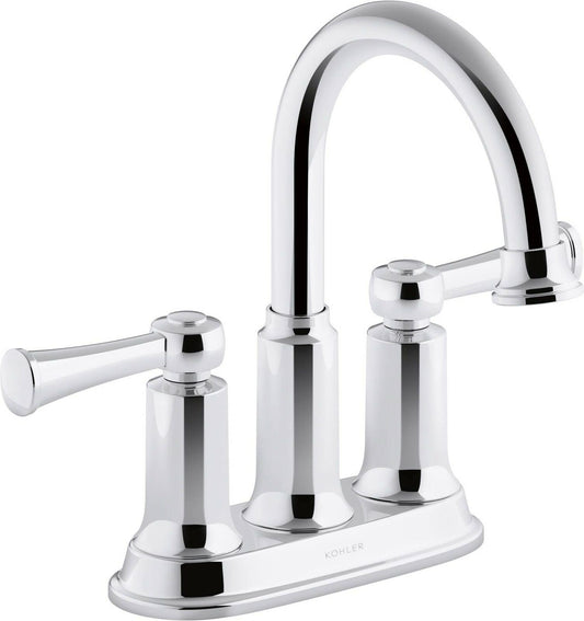 Kohler Aderlee PR21546-4D-CP-AA 4 in Centerset Bathroom Sink Faucet Chrome 2