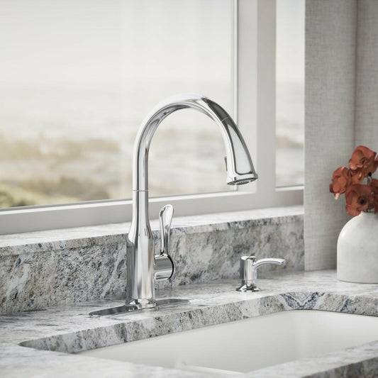 Kohler Motif R23863-SD-CP Pull-Down Kitchen Faucet Soap Dispenser Chrome