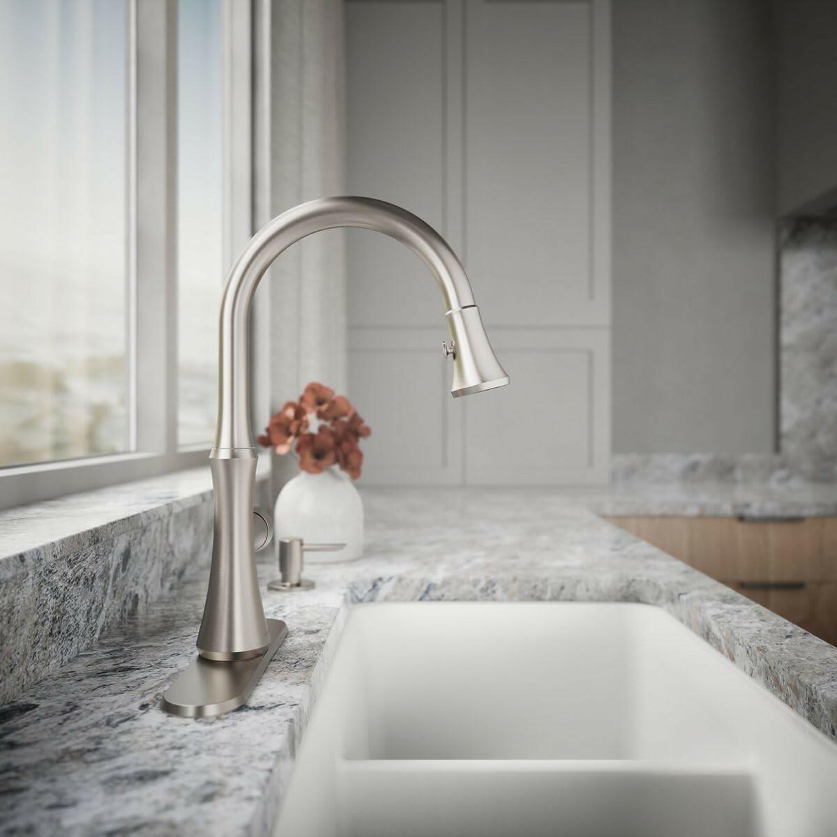 Kohler Kaori S95301293 Pull Down Kitchen Faucet Single Handle Vibrant Stainless