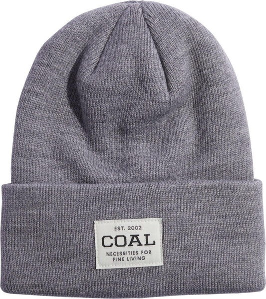Coal Uniform Beanie Heather Grey - Unisex Knit Hat, Acrylic One Size Warm
