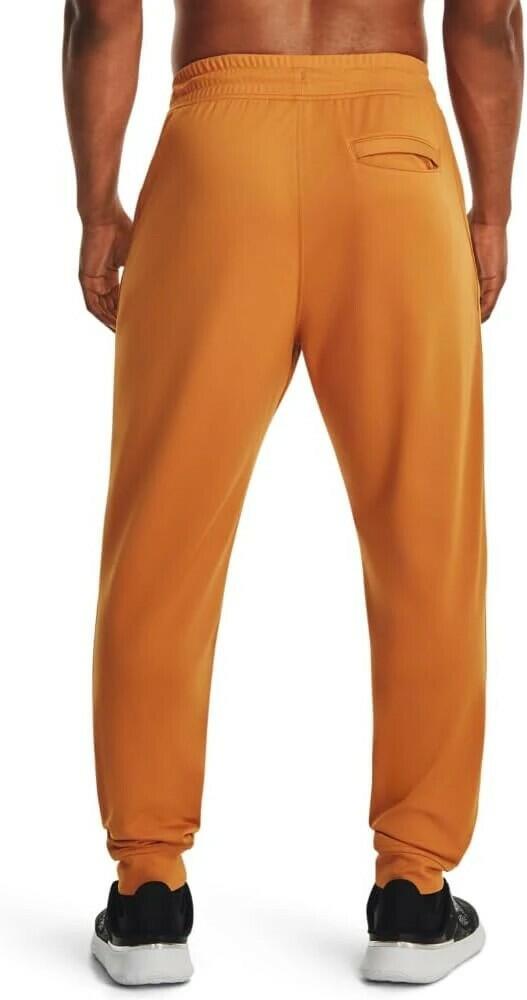 Under Armour Sportstyle Tricot Men's Joggers Honey Orange Black Size L